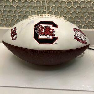 Vintage University of South Carolina Gamecocks Lou Holtz Signed Football